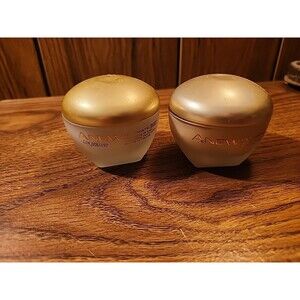 2 Vintage Avon Anew Ultimate Cream Jars 1.7 oz Residue Inside Older Packaging